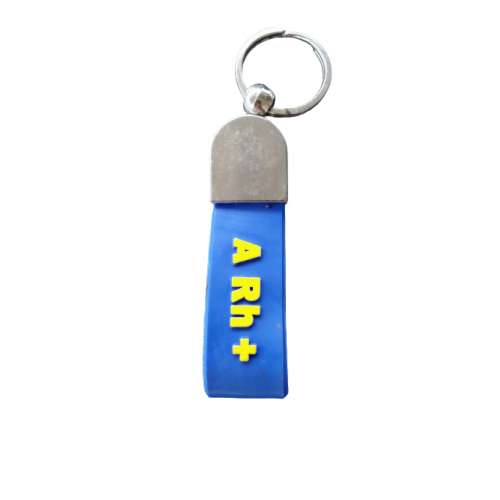 KAN GRUBU ANAHTARLIK SARI LACİVERT (A RH +)