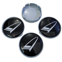 Daihatsu Damla Geçme Jant Göbeği Siyah 4'lü 55mm Daihatsu Damla Geçme Jant Göbeği Siyah 4'lü 55mm
