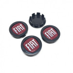 Fiat Orijinal Tip Geçme Jant Göbeği Siyah 4'lü 42mm