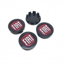 Fiat Orijinal Tip Geçme Jant Göbeği Siyah 4'lü 42mm