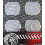 Jant Göbeği Arma Toyota Alüminyum 60mm 4lü Set Sİlver Orjinal Tip