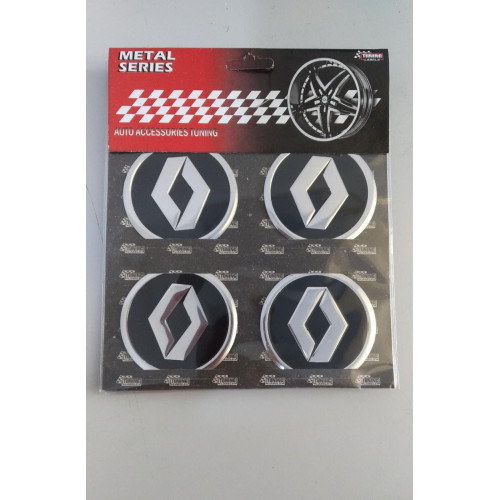 RENAULT Alüminyum Yapıştırma Jant Göbeği 4'lü 60mm