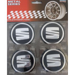 SEAT Alüminyum Yapıştırma Jant Göbeği 4'lü 60mm