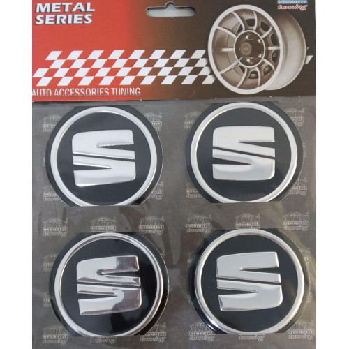 SEAT Alüminyum Yapıştırma Jant Göbeği 4'lü 60mm