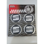 SEAT Alüminyum Yapıştırma Jant Göbeği 4'lü 60mm