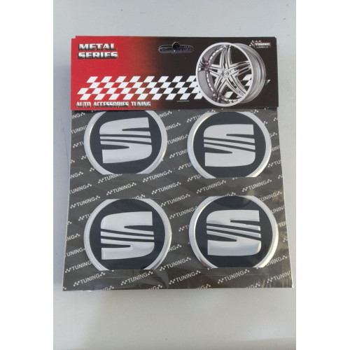 SEAT Alüminyum Yapıştırma Jant Göbeği 4'lü 60mm