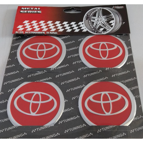 TOYOTA Alüminyum Yapıştırma Jant Göbeği 4'lü 60mm
